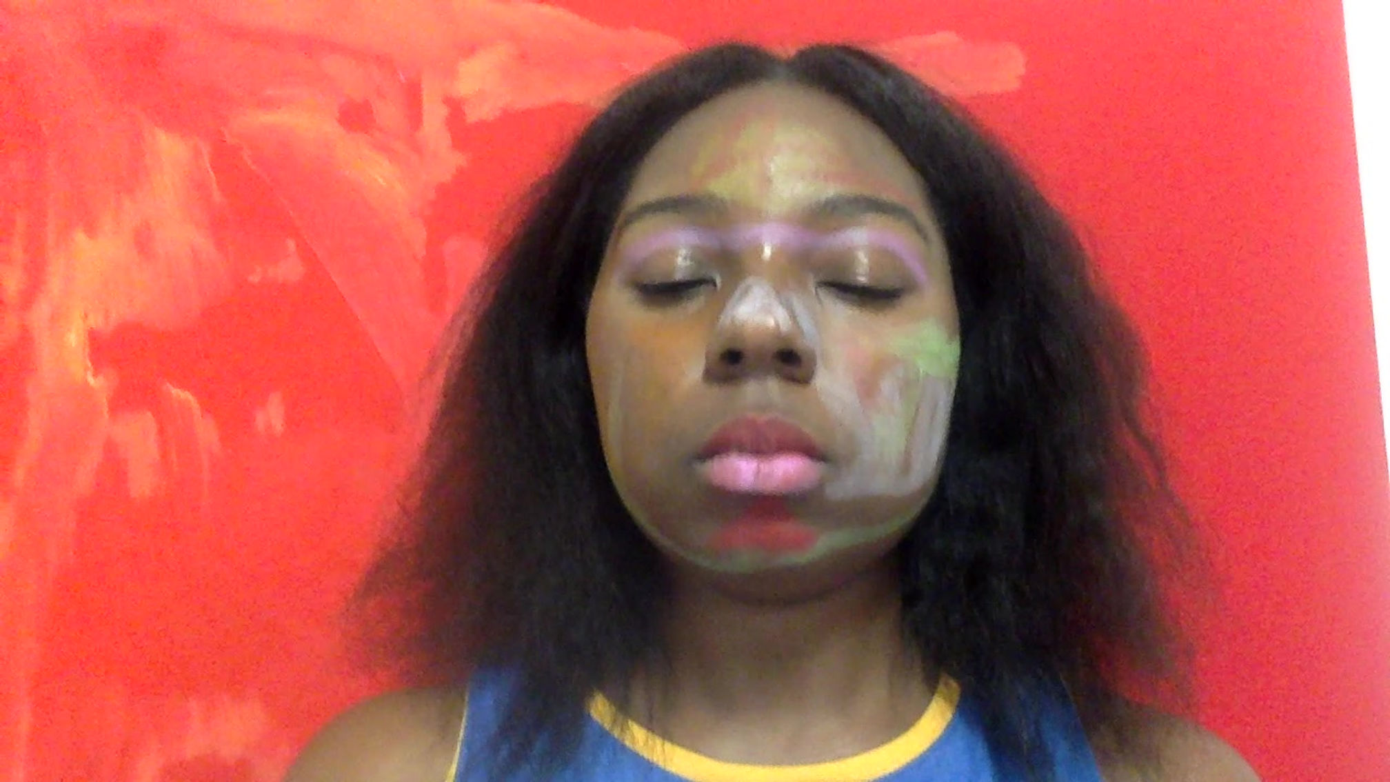 Paint on Red